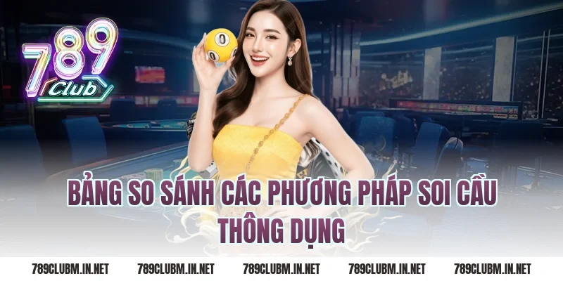 Bảng So Sánh Các Phương Pháp Soi Cầu Thông Dụng