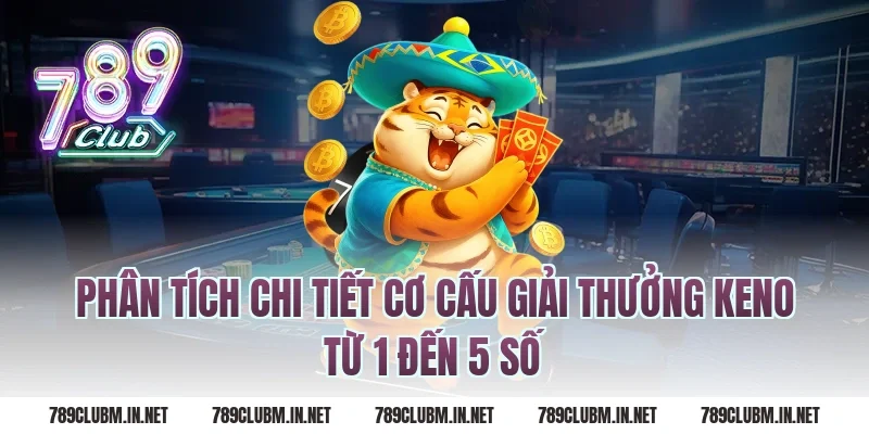 Phân Tích Chi Tiết Cơ Cấu Giải Thưởng Keno Từ 1 Đến 5 Số